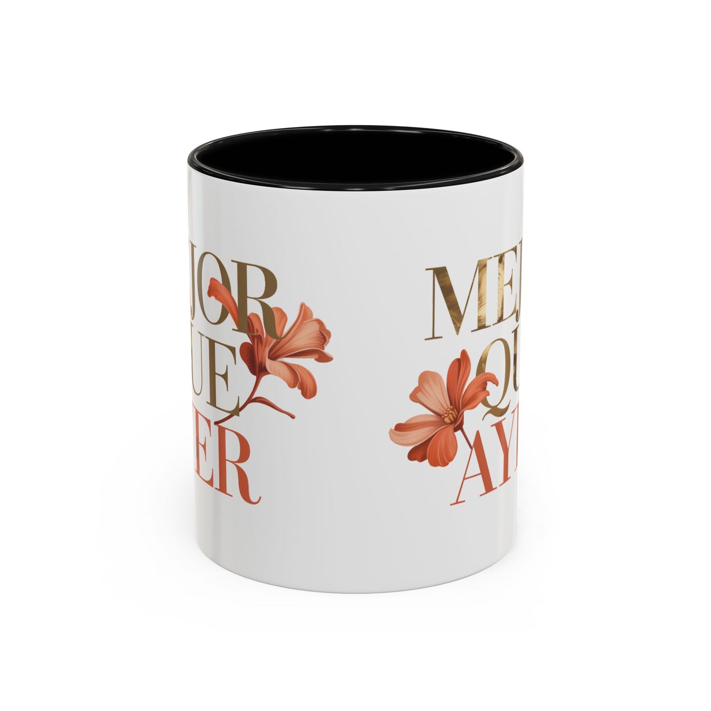 Mejor Que Ayer Mug - Spanish Motivational Coffee Cup Latino Heritage Gift Inspirational Hispanic Pride