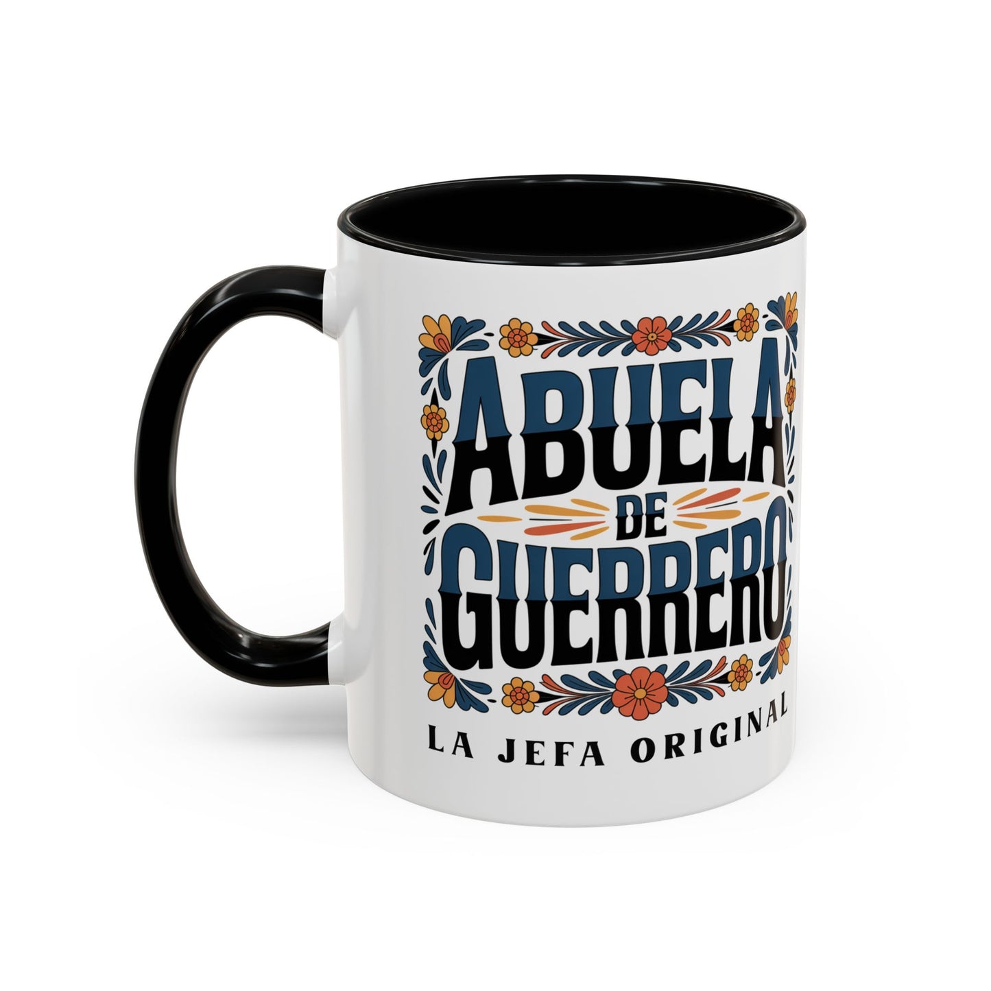 Abuela de Guerrero Mug - Latino Family Gift for Hispanic Grandma | Spanish Coffee Cup | Abuela Love Mug | Cafe con Abuela