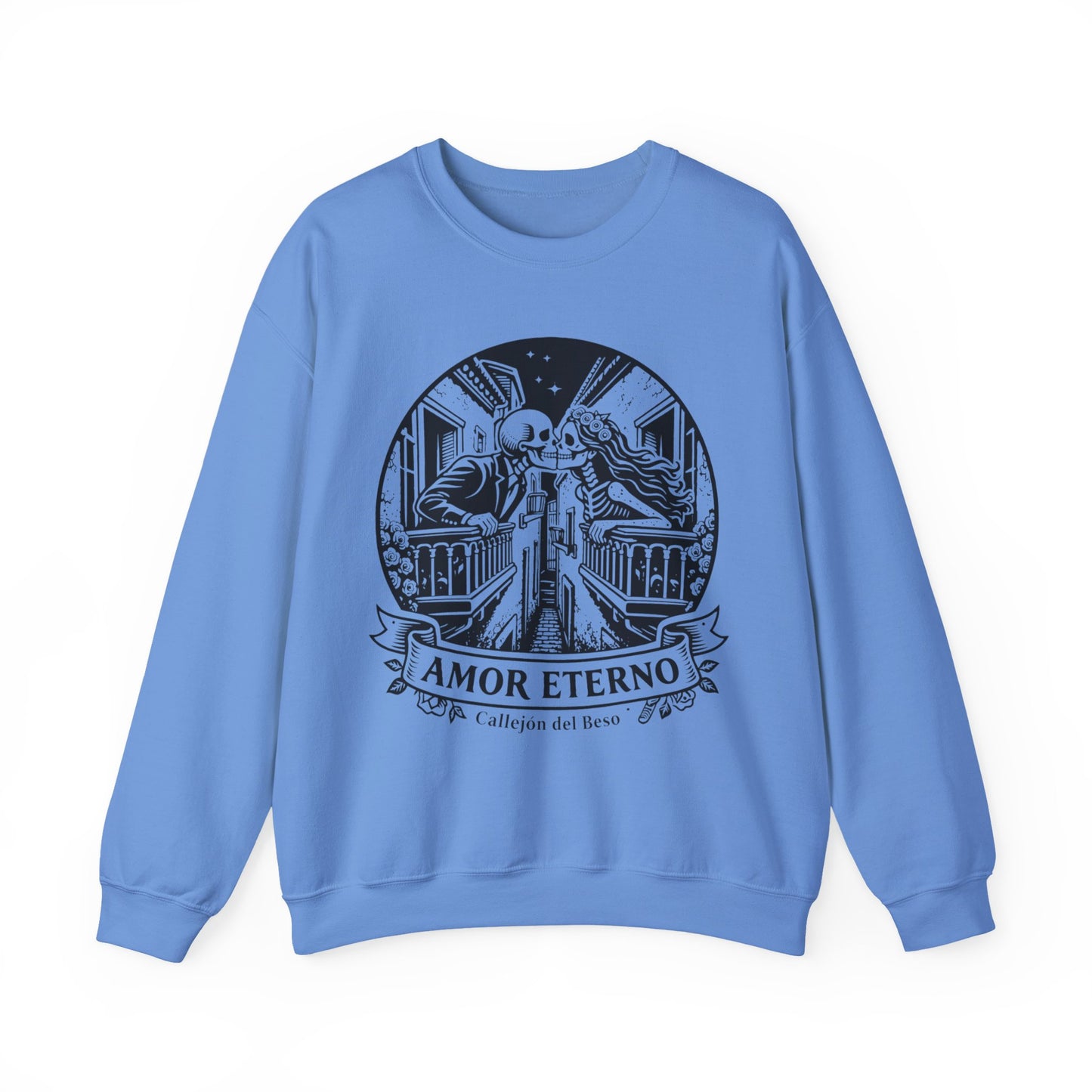 Amor Eterno Sweatshirt - Eternal Love Gift for Her, Hispanic Love Wear, Relationship Goals Corazon Forever Hoodie