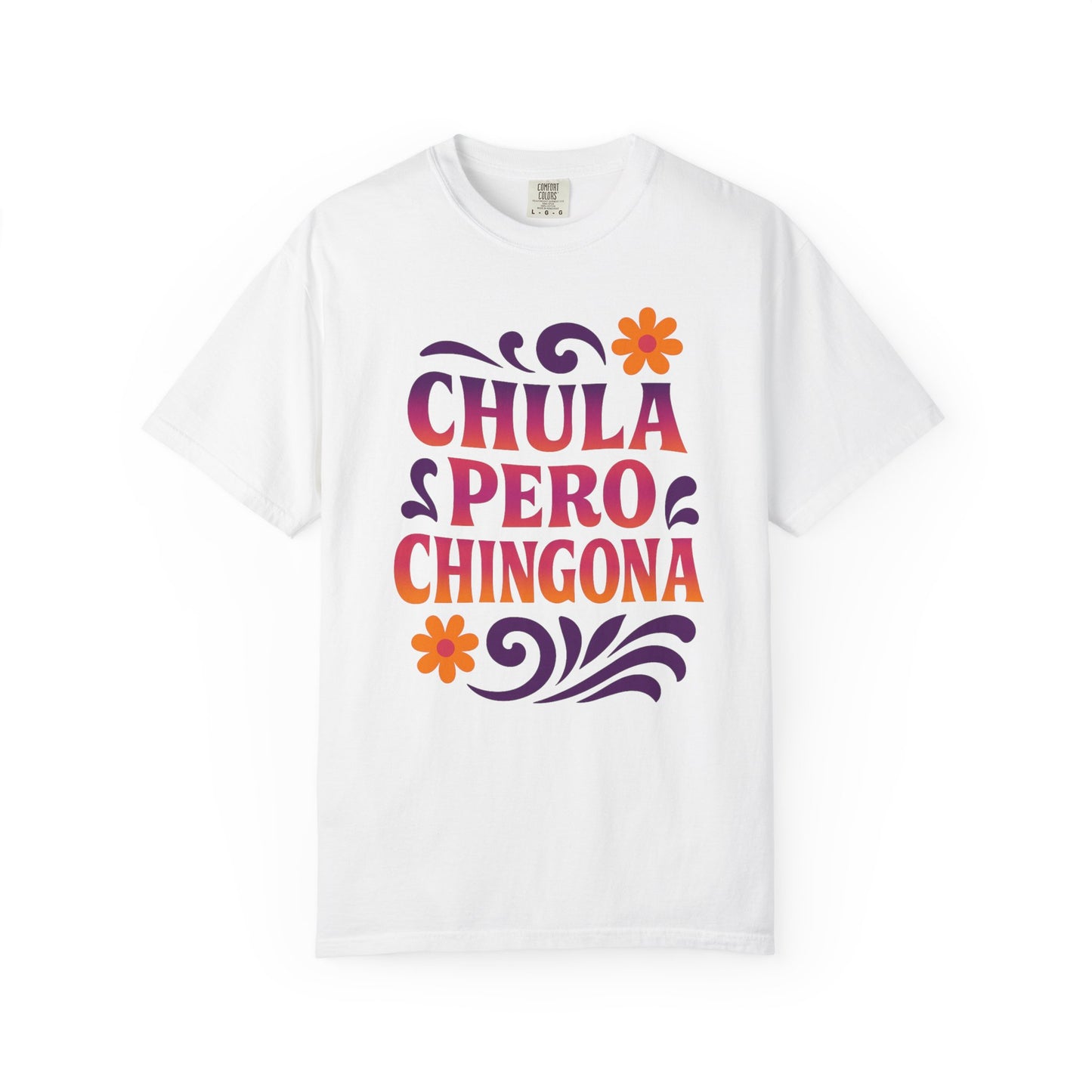 Chula Pero Chingona Shirt, Latina owned business support, brown business, activism tee, social T-Shirt (view 7 of 16)