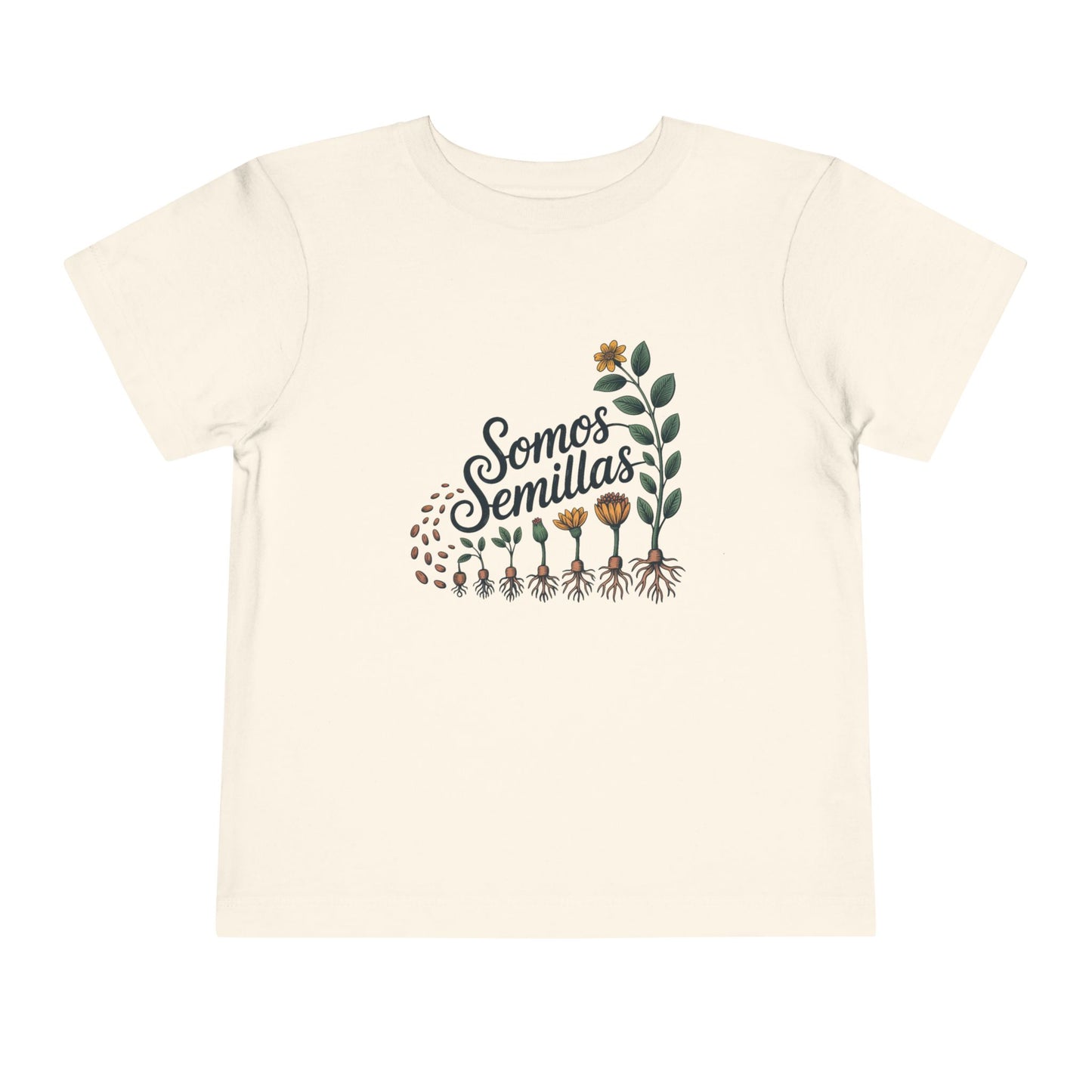 Somos Semillas Toddler T-Shirt | Latino Heritage Tee | Hispanic Culture Gift | Latinx Apparel | Somos Fuertes Shirt