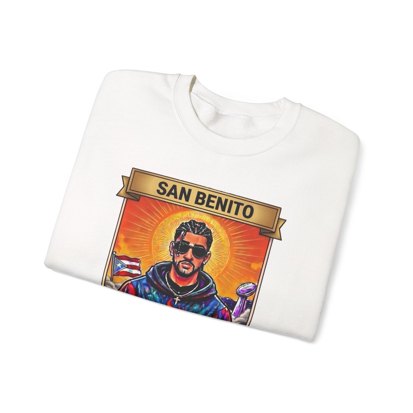 San Benito Bowl Sweater | Unisex Latino Sweater Puerto Rico Tee, San Benito Halftime Show, Team Benito Gift, Boricua Unisex Graphic Tee