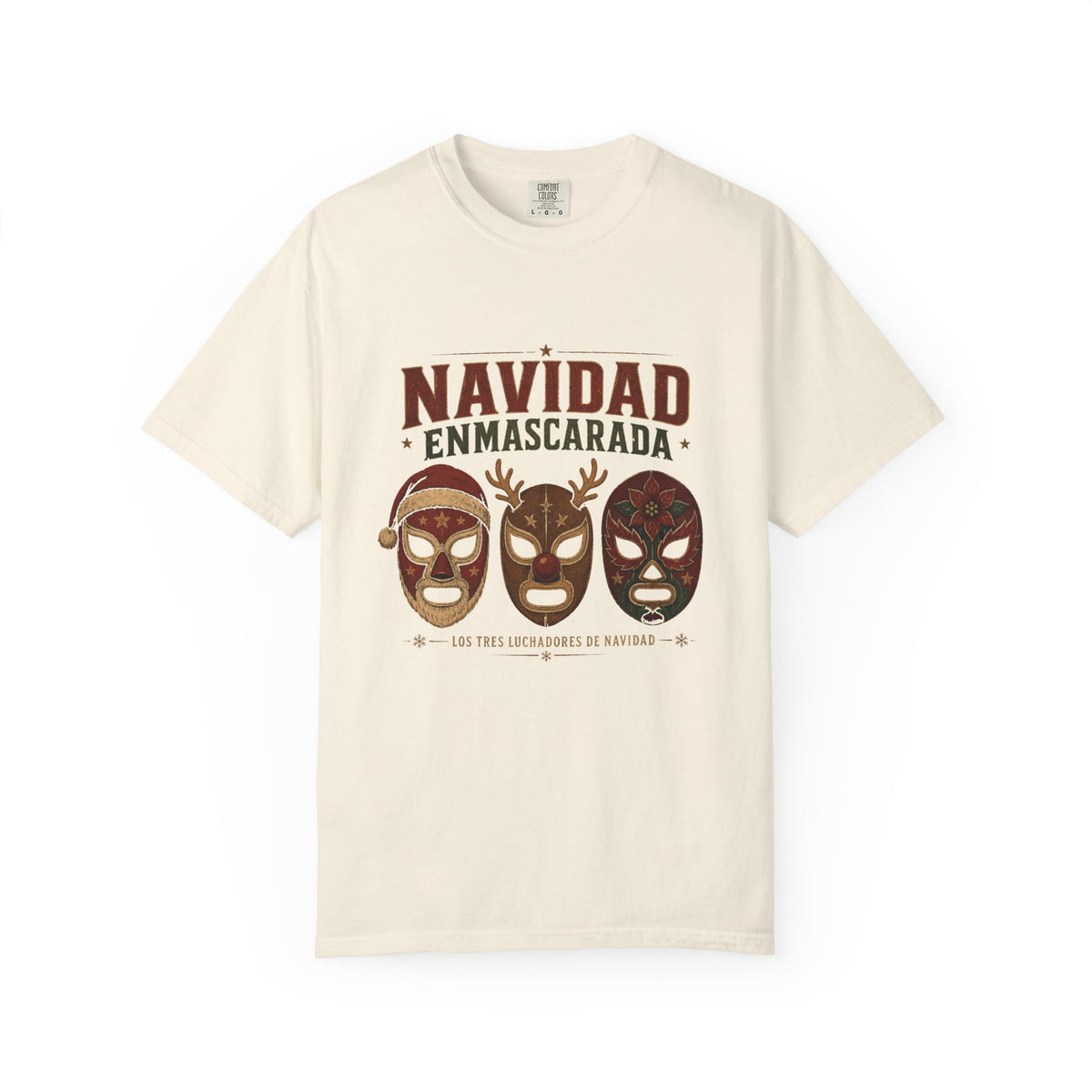 Lucha Libre Christmas Shirt - Funny Mexican Navidad Tee - Navidad Enmascarada Luchador Gift