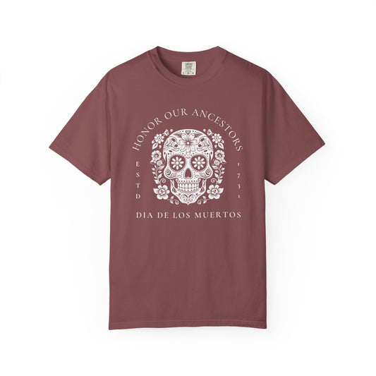 Honor Our Ancestors Dia de los muertos shirt | Comfort Colors , Otoño Latino Heritage Month Dia de Muertos Skelita Calaveras