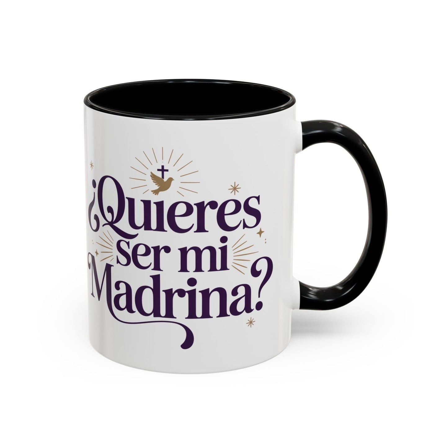 Quieres Ser mi Madrina Mug - Hispanic Godmother Gift - Latino Family Mug - Madrina Regalo - Bautizo Gift for Madrina Amor