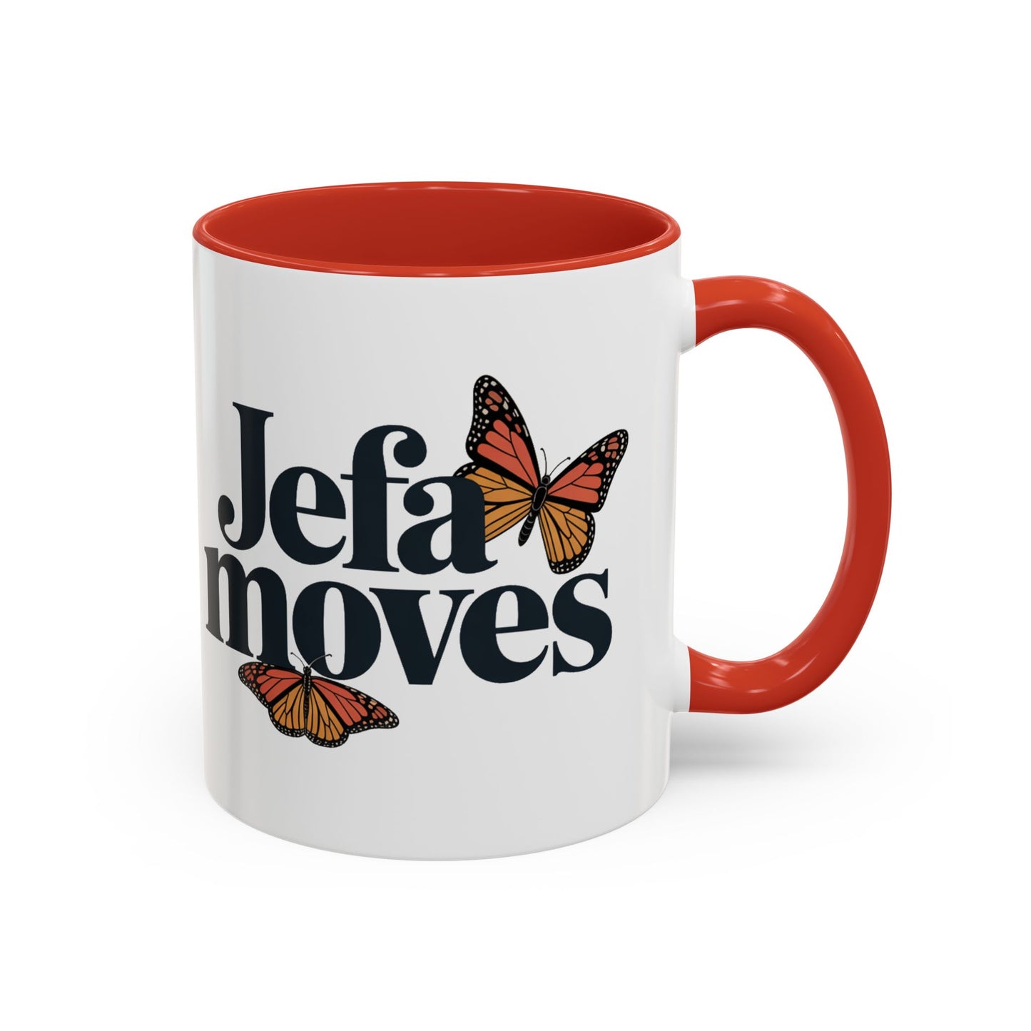 La Jefa Moves Mug - Female Boss Gift for Latina Women - Spanish Coffee Cup - Empowering Latina Gift - Bilingual Mug
