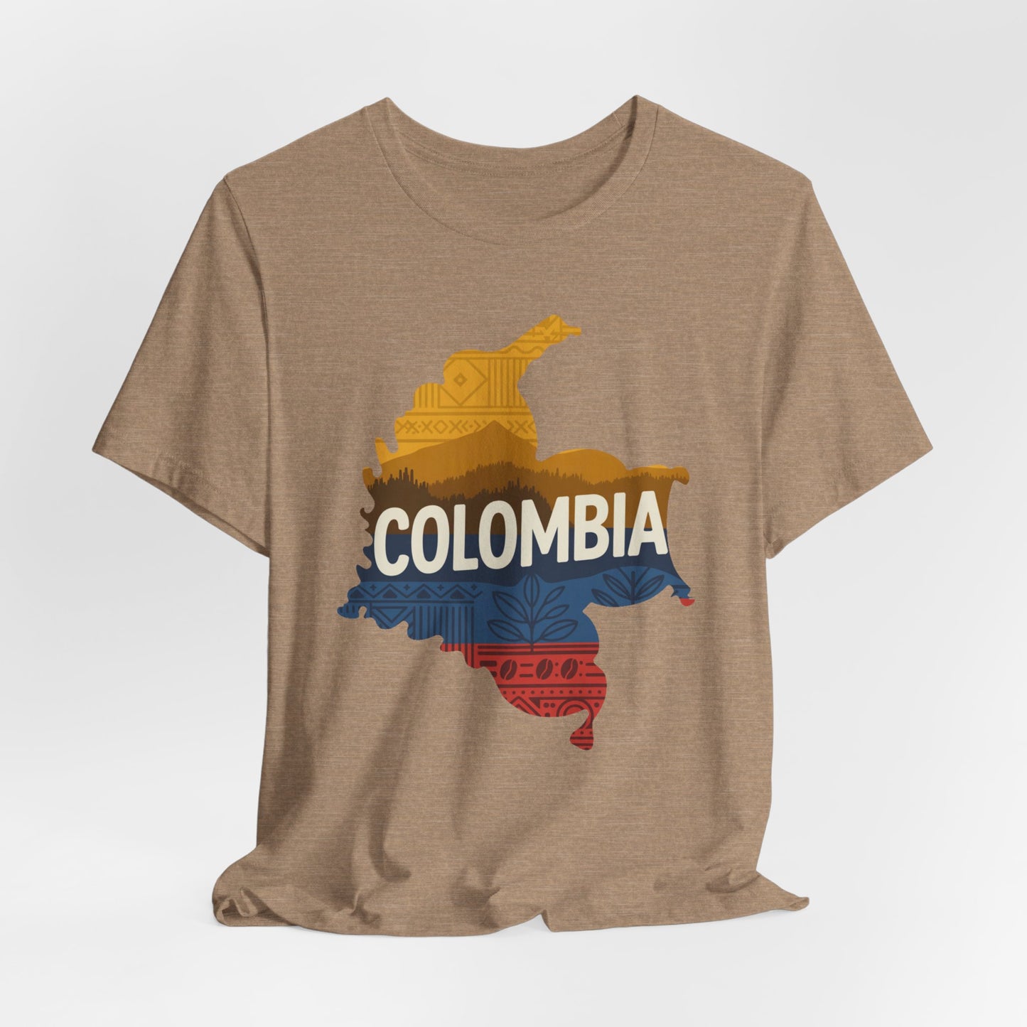Colombia T-Shirt - Colombian Pride Tee - Orgullo Colombiano Shirt - Hispanic Heritage Gift - Colombia Amor