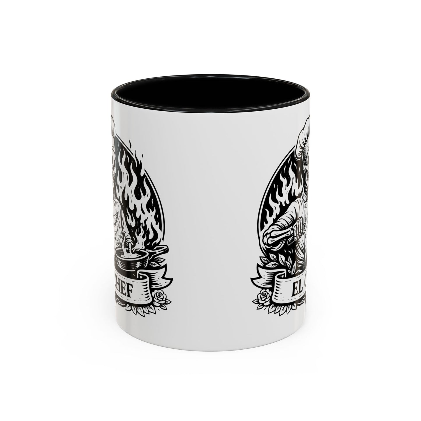 El Chef Loteria Mug - Latino Art Kitchen Cup - Mexican Chef Gift - Cocina Latina Aesthetic - Loteria Kitchen Decor