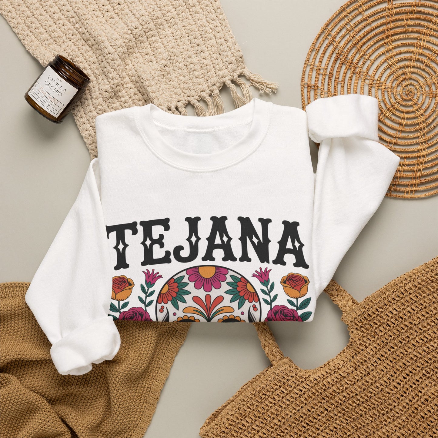Tejana Sweatshirt - Texas Latina Pride Gift - Hispanic Heritage Sudadera - Tejana Cultura Hoodie - Latino American Pride