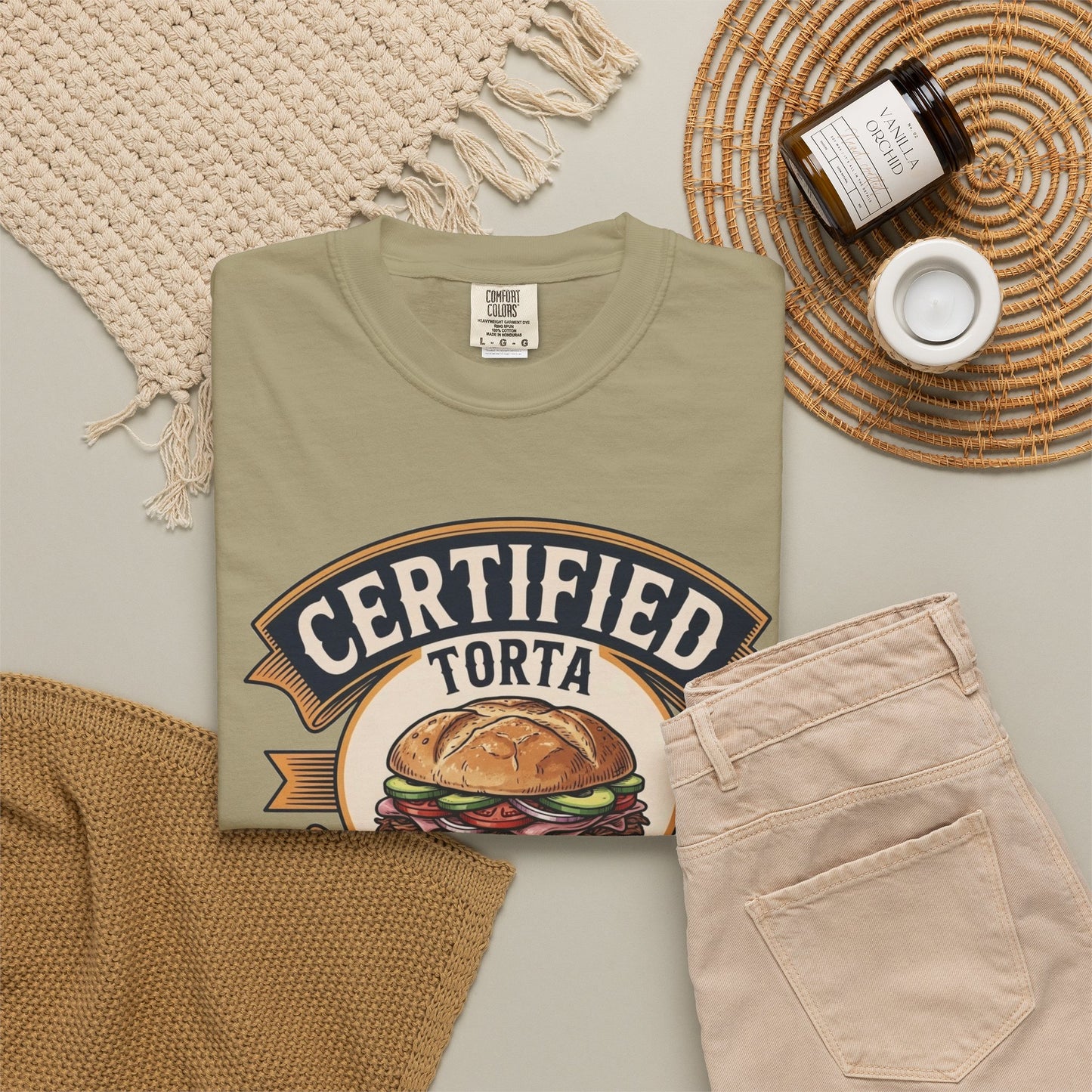Certified Torta Pounder Shirt, Comfort Colors Bilingual UnisexTee, Funny Gift for Men