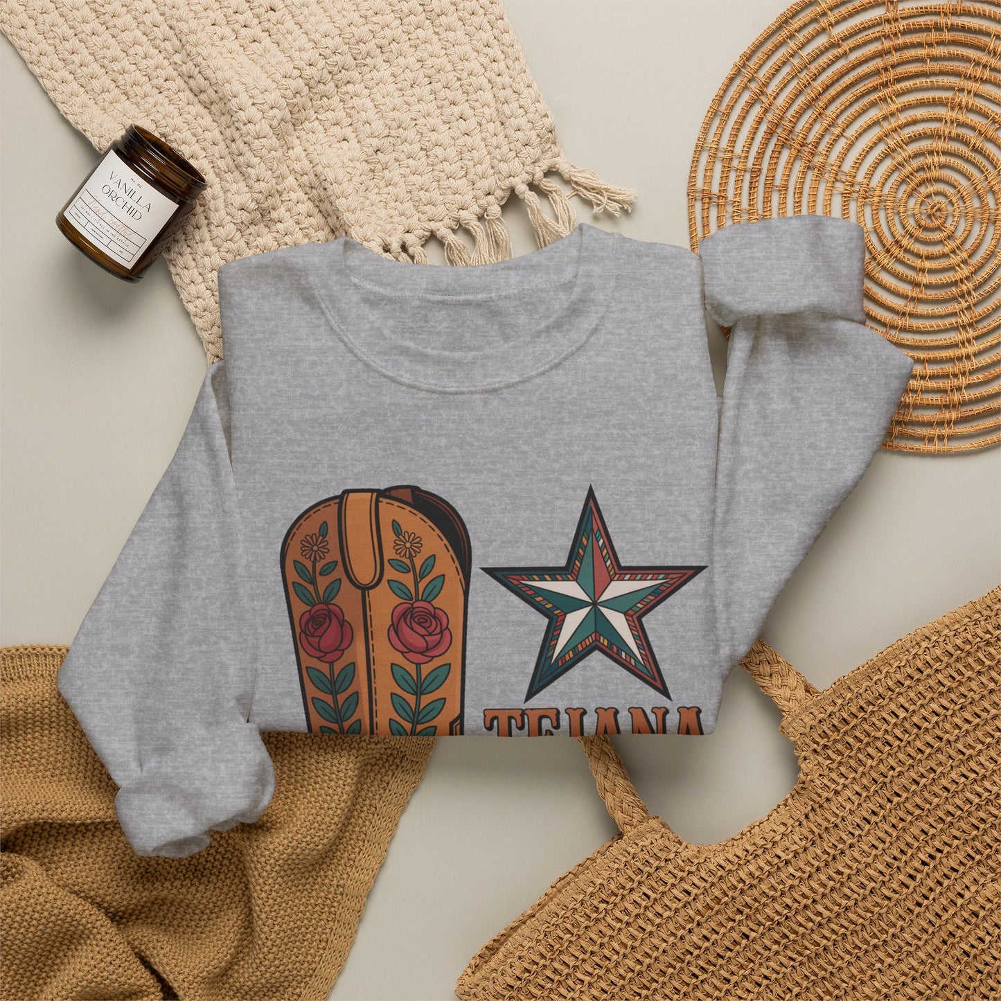 Tejana Sweatshirt | Texas Latina Pride Gift | Houston Dallas San Antonio Girl | Hispanic Pride Hoodie | Tejana Mujer Regalo