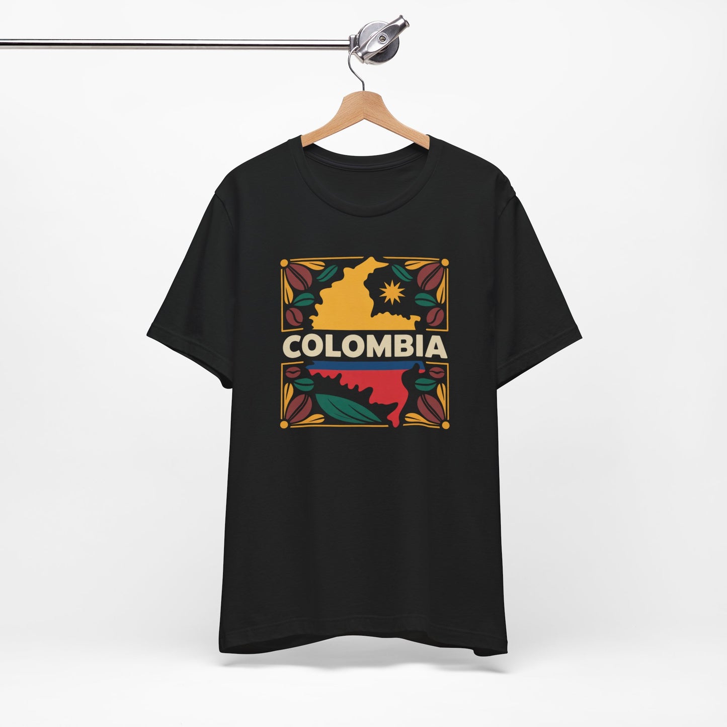 Colombia T-Shirt - Colombian Heritage Pride Tee - Orgullo Colombiano Gift - Hispanic Pride Shirt - Cafetero Style