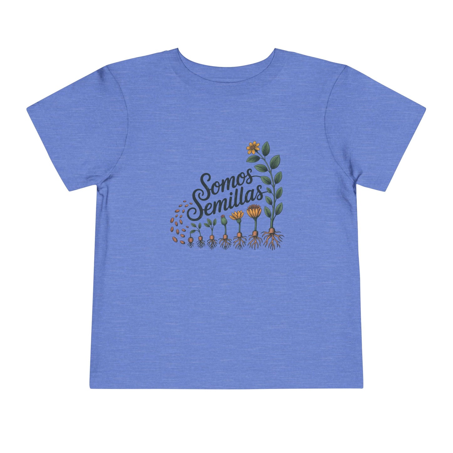 Somos Semillas Toddler T-Shirt | Latino Heritage Tee | Hispanic Culture Gift | Latinx Apparel | Somos Fuertes Shirt