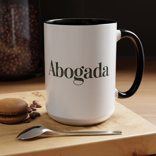 Abogada Mug - Latina Lawyer Gift, Mujer Fuerte Coffee Cup, Boss Lady Regalo Profesional for Strong Woman