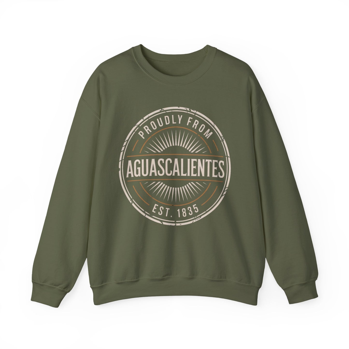 Aguascalientes Sweatshirt - Mexican Heritage Pride Wear | AGS Mexico Sudadera Gift | Orgullo Mexicano Regional Clothing