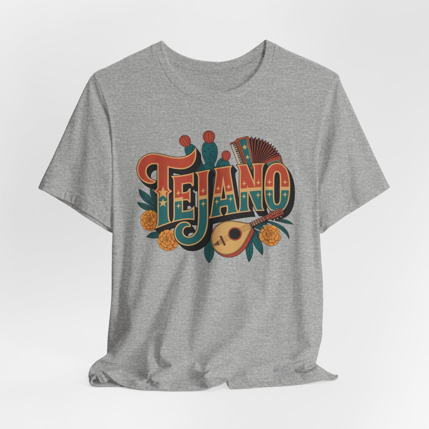 Tejano T-Shirt - Orgulloso Tejano Pride Tee - Texas Mexican Heritage Gift - Latino Culture Shirt - Tex Mex Style