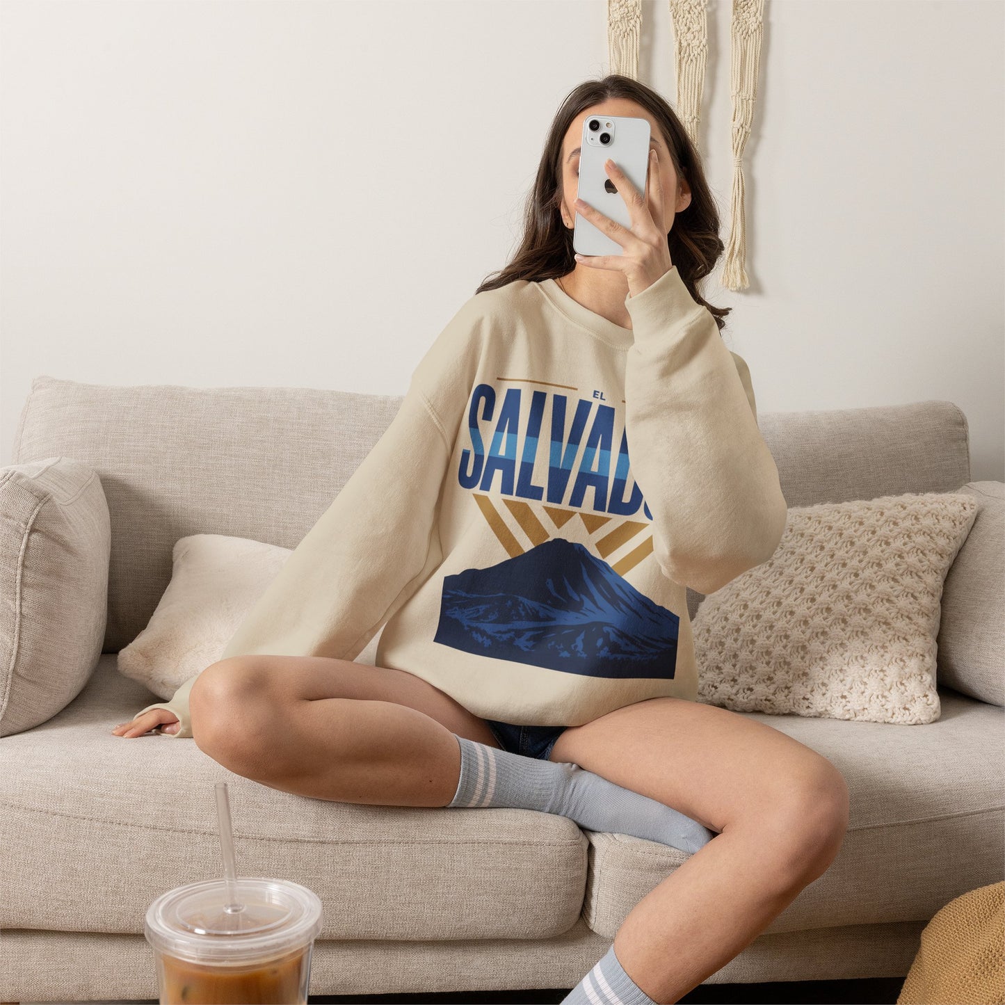 El Salvador Sweatshirt — Salvadoran Pride Sudadera (view 13 of 15)