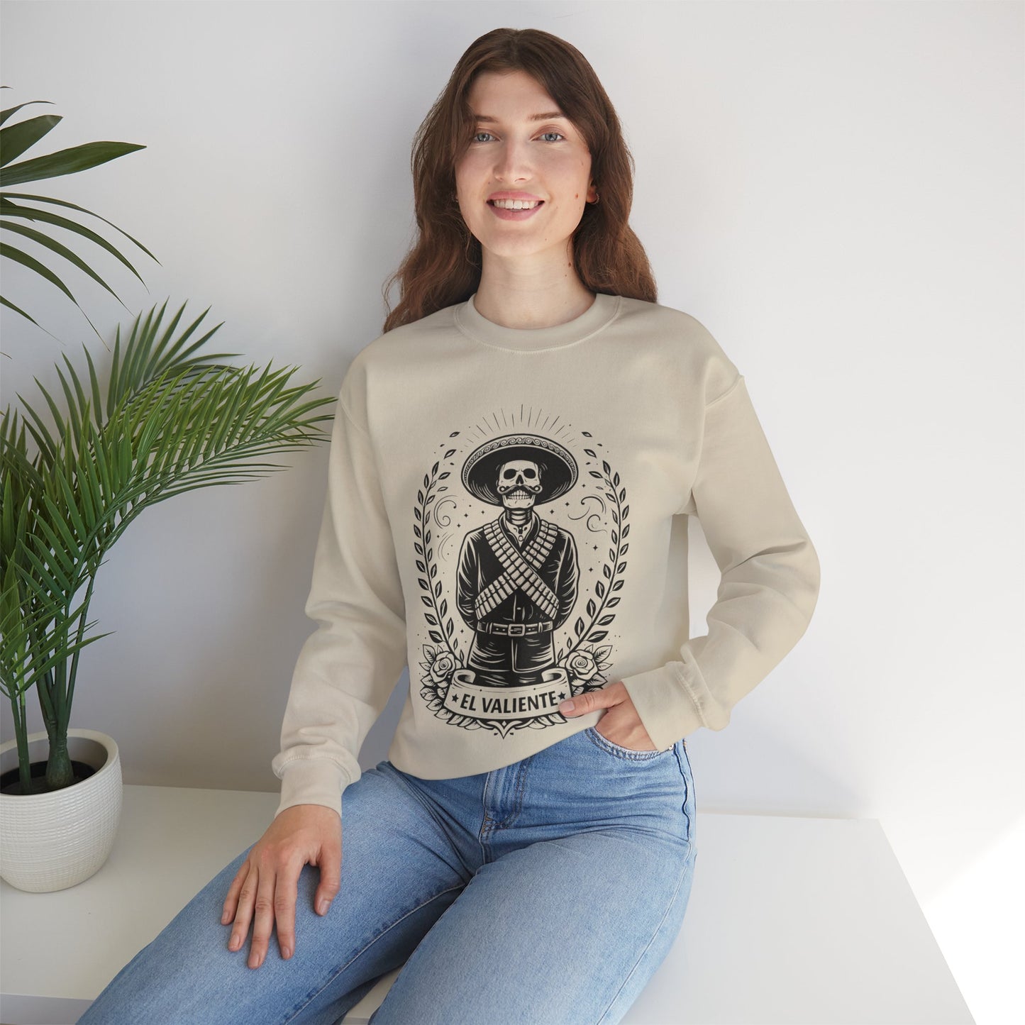 Valiente Sweatshirt - Brave Latina Pride Gift - Hispanic Heritage - Valiente Mujer - Latino Power Shirt - Spanish Saying