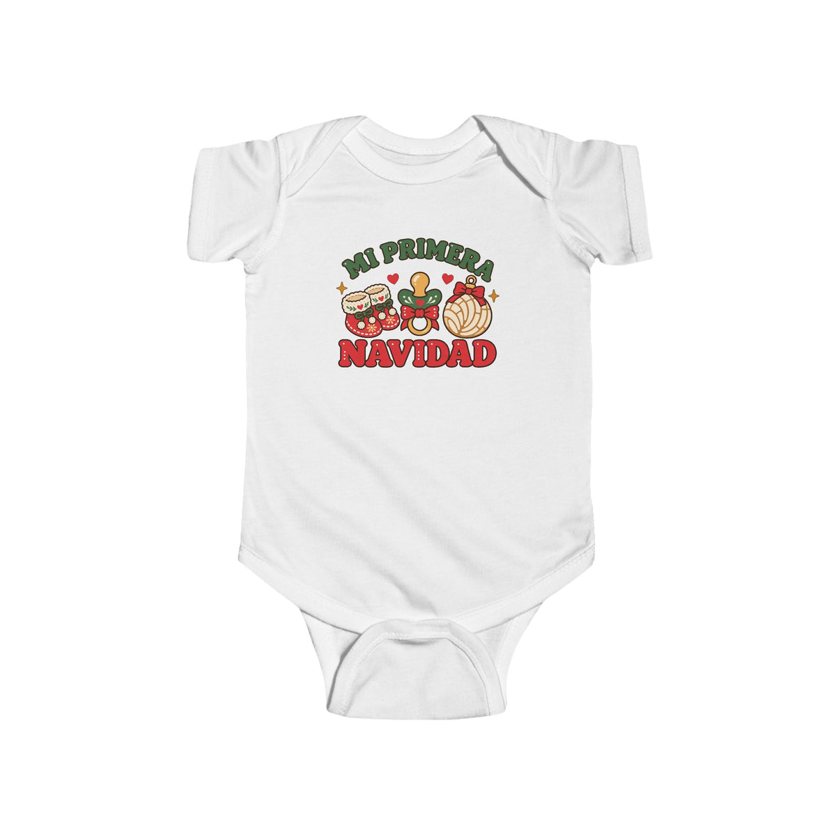Mi Primera Navidad Onesie - Baby First Christmas Bodysuit - Mexican Latino Christmas Gift - Feliz Navidad Infant One Piece
