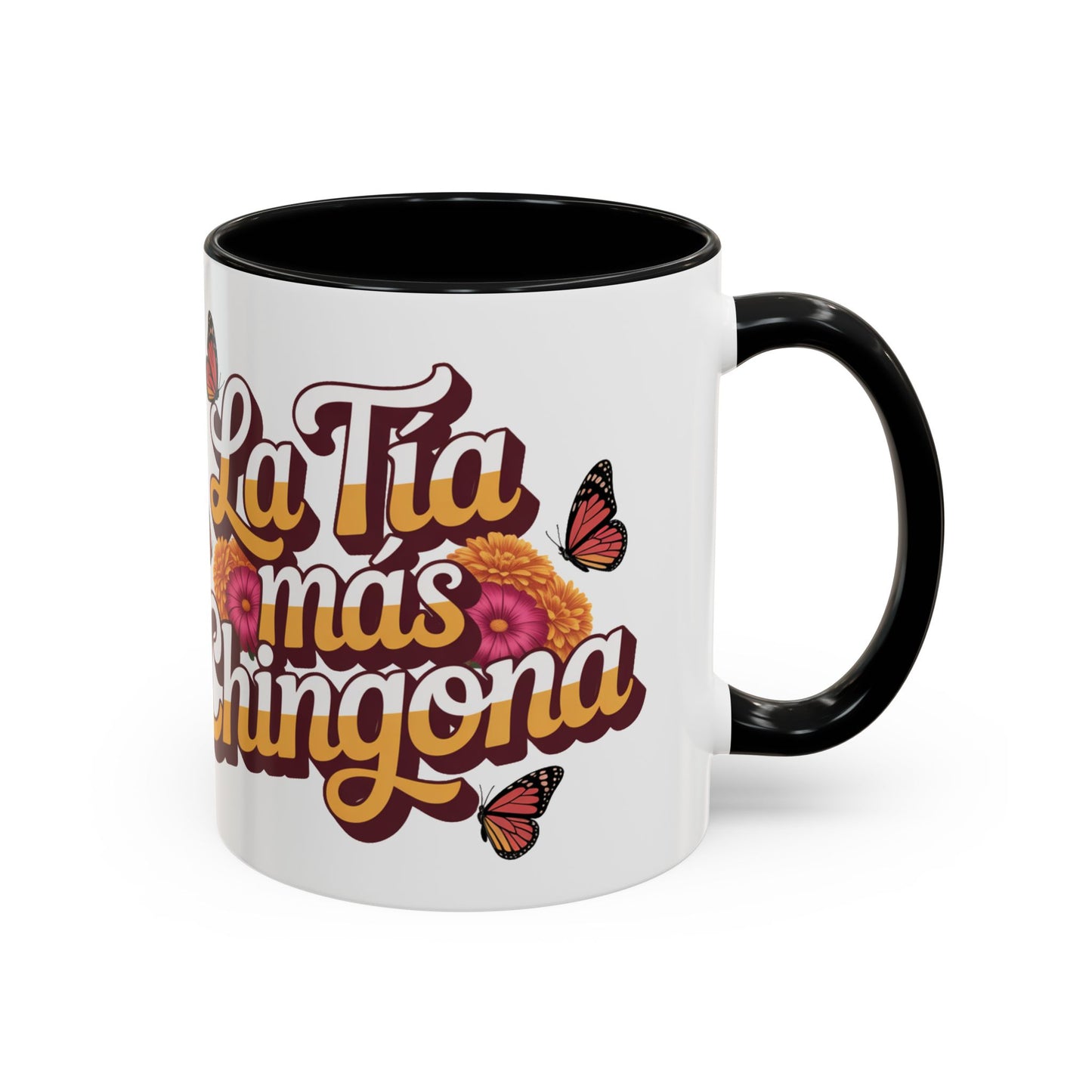 Tia Mas Chingona Mug - Best Tia Ever Coffee Cup, Tia Gift, Latino Family Gift, Hispanic Aunt Mug, Tia Querida Birthday Present
