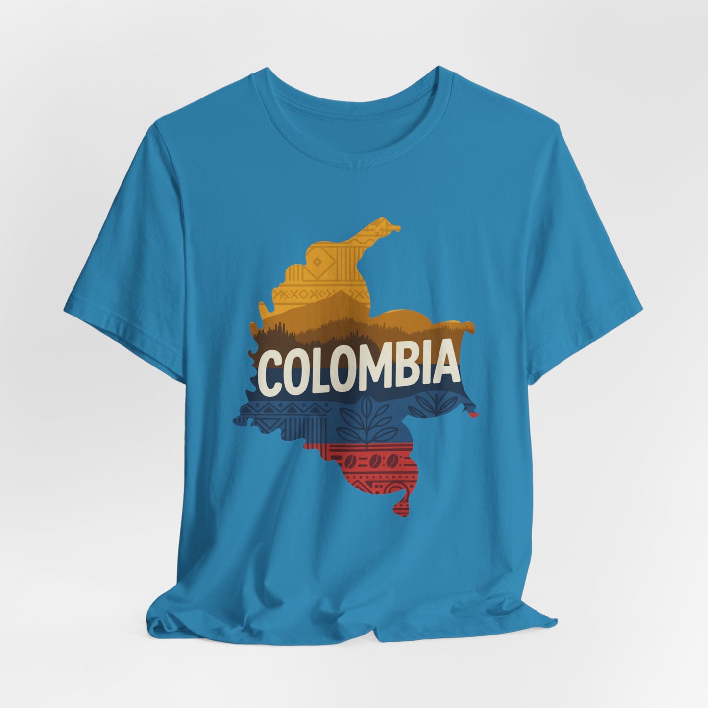 Colombia T-Shirt - Colombian Pride Tee - Orgullo Colombiano Shirt - Hispanic Heritage Gift - Colombia Amor