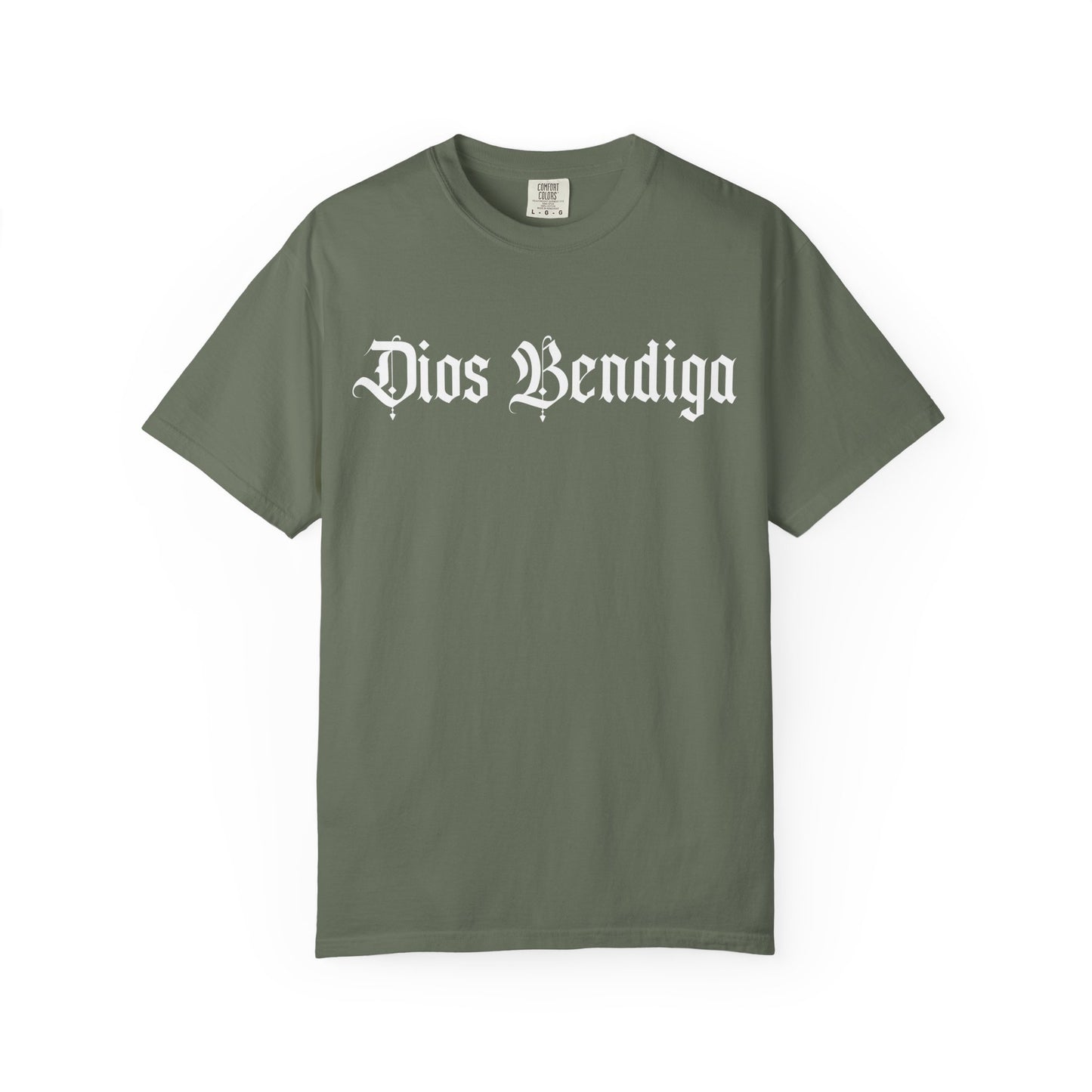 Dios Bendiga Shirt |  Chicano Streetwear Tee | Latino Graphic Tee | Camisa Cristiana | Comfort Colors T Shirt