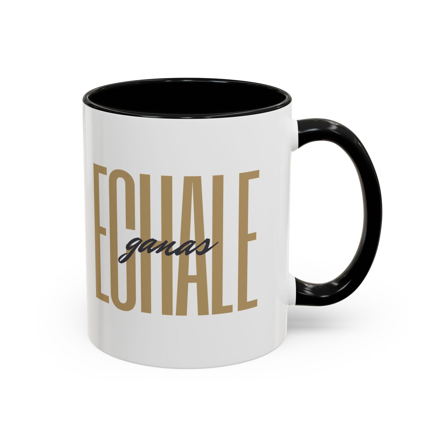 Echale Ganas Mug - Latina Motivation Coffee Cup - Spanish Inspirational Gift for Her - Bilingual Empowerment Taza