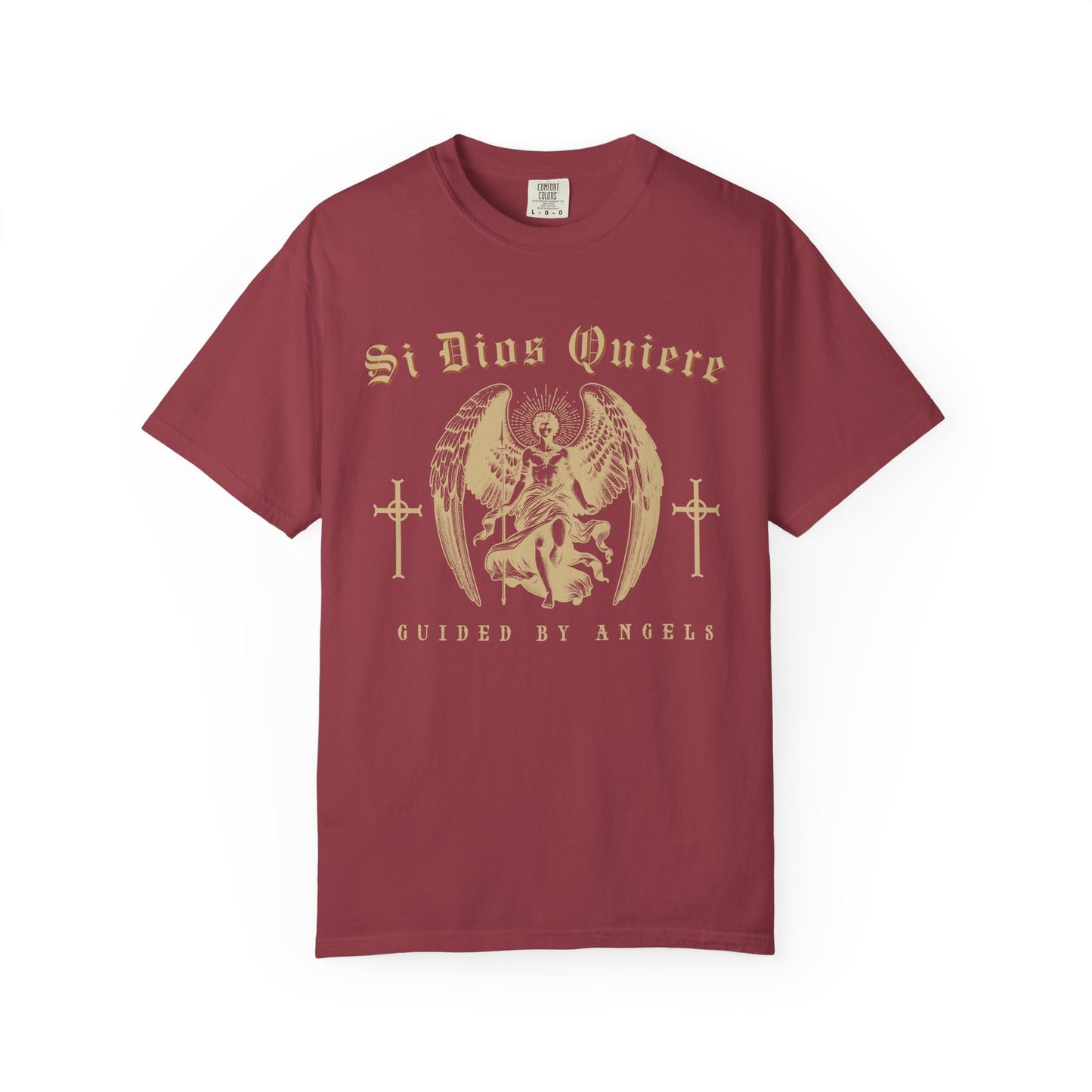 Si Dios Quiere Shirt |  Chicano Streetwear Tee | Latino Graphic Tee | Camisa Cristiana | Comfort Colors T Shirt