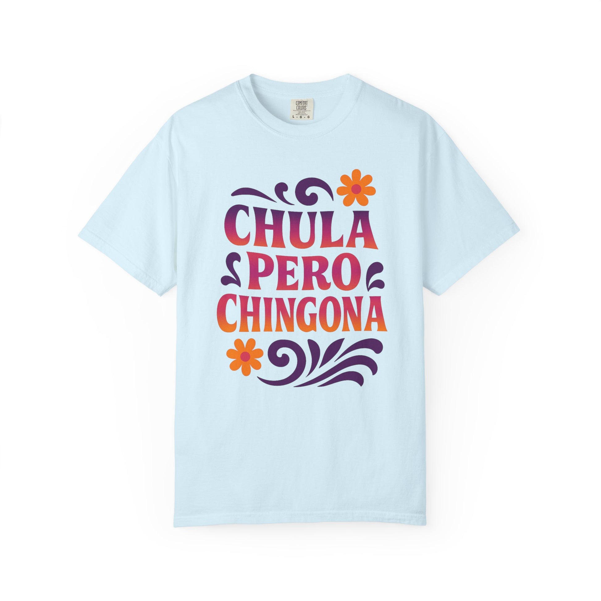 Chula Pero Chingona Shirt, Latina owned business support, brown business, activism tee, social T-Shirt (view 4 of 16)