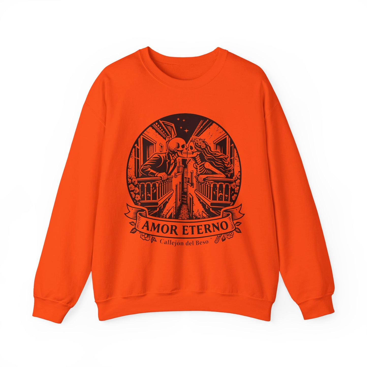 Amor Eterno Sweatshirt - Eternal Love Gift for Her, Hispanic Love Wear, Relationship Goals Corazon Forever Hoodie