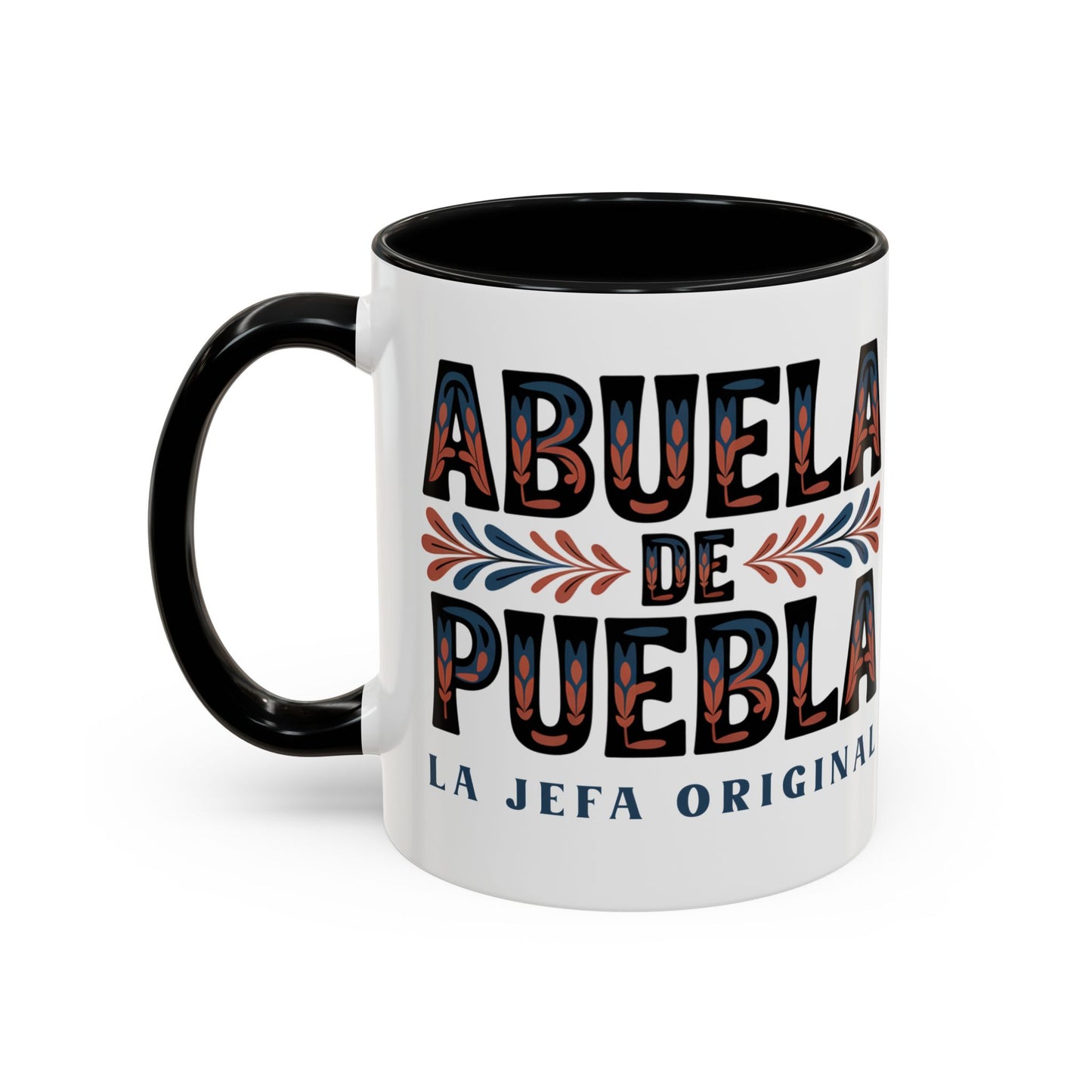 Abuela de Puebla Mug - Spanish Grandma Coffee Cup Gift - Mi Abuelita Linda - Latino Family Gift - Abuela Querida Present