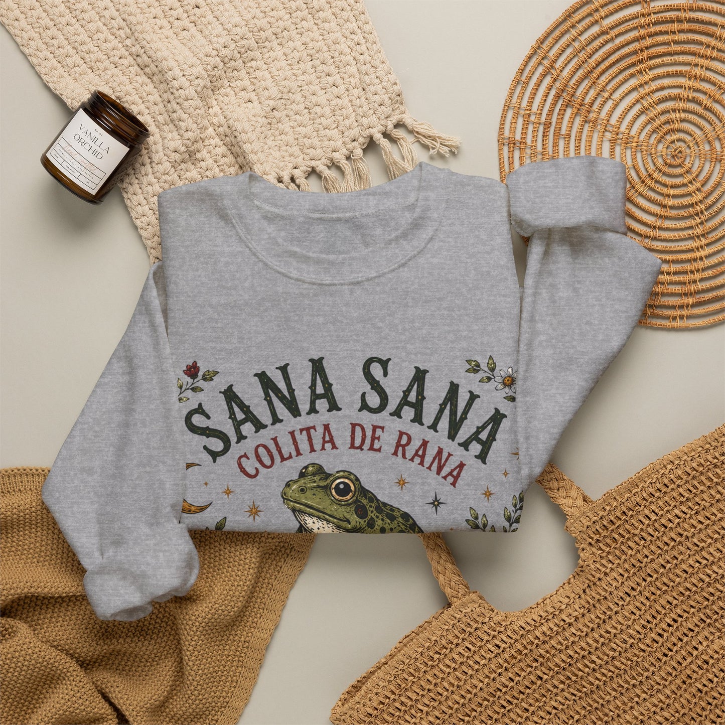 Colita De Rana Sweatshirt - Funny Spanish Saying Sudadera - Latina Gift - Bilingual Humor Pullover - Regalos Para Mujer