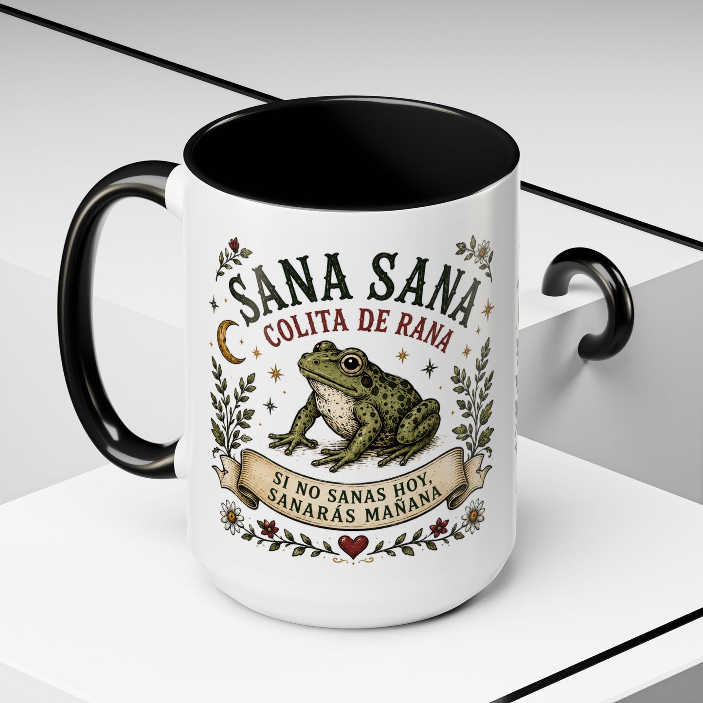 Sana Sana Colita De Rana Mug - Latina Coffee Cup | Spanish Gift for Her | Regalos para Mujer | Mystical Latina Pride Mug