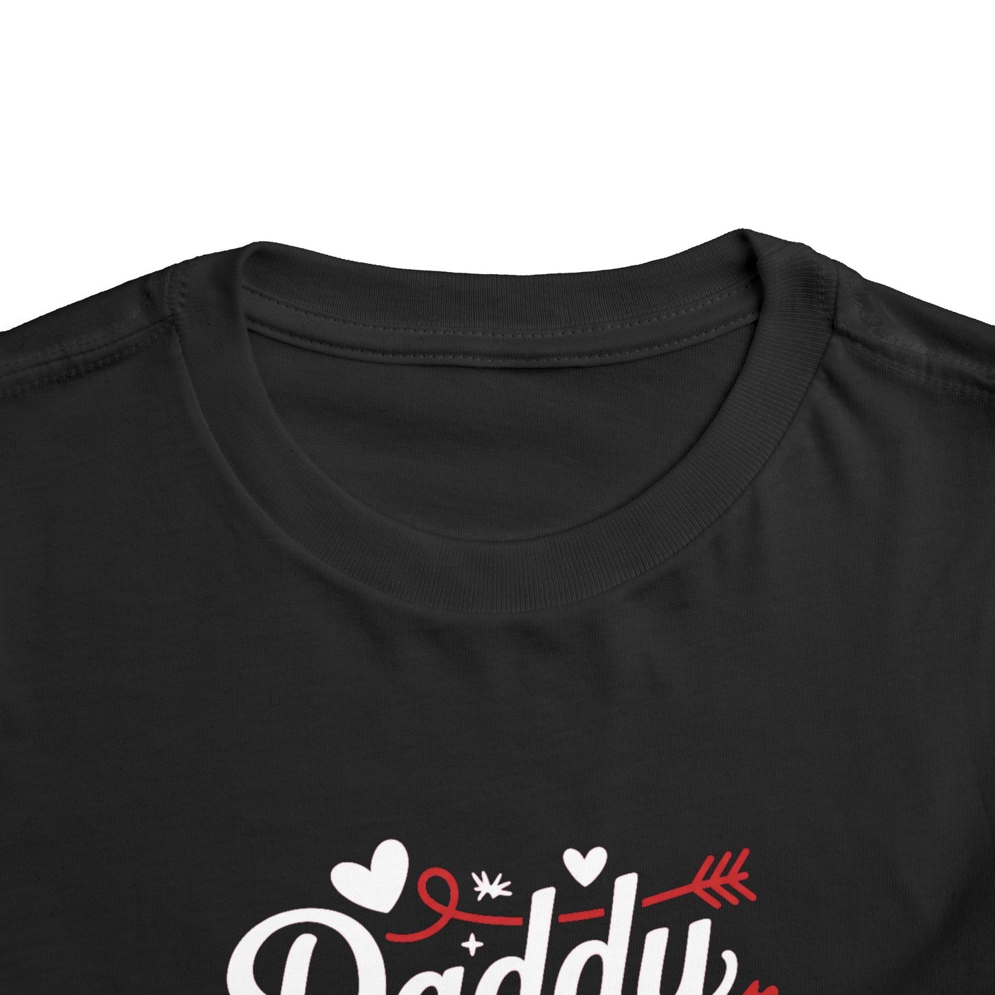 Daddy is my Valentine Toddler Short Sleeve Tee