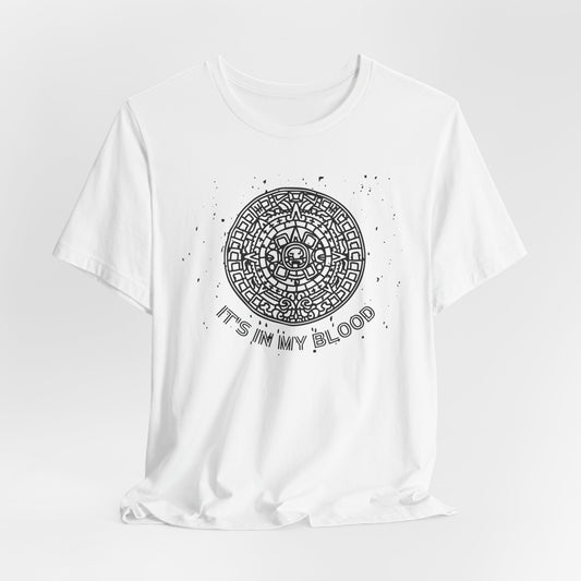 It's In my Blood Aztec shirt | Gift for Him Gift for Her camisa para hombre latino , otoño latino, Latino Heritage Month