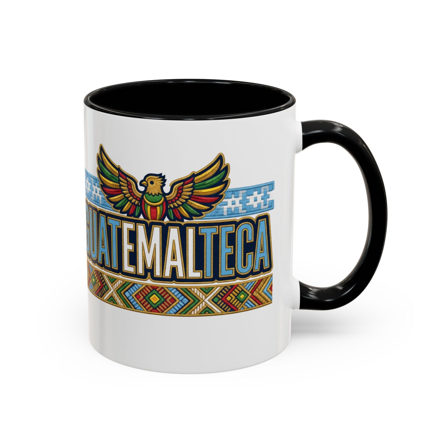 Guatemala Mug - Guatemalteco Pride Coffee Cup Gift | Chapina Heritage | Central American Maya Quetzal Bird Design
