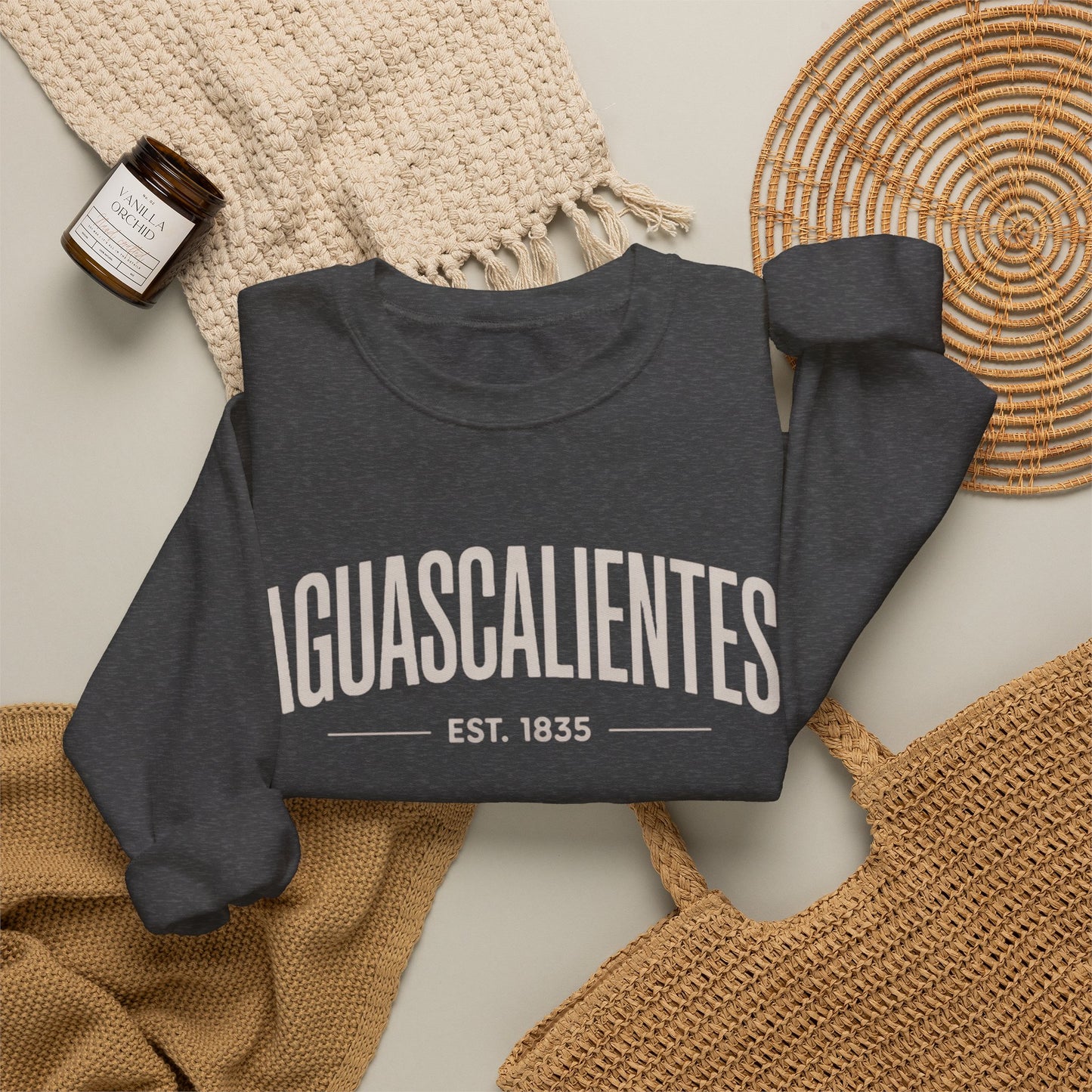 Aguascalientes Sweatshirt - Mexican State Pride Pullover - AGS Mexico Gift - Orgullo Mexicano Hispanic Heritage Wear