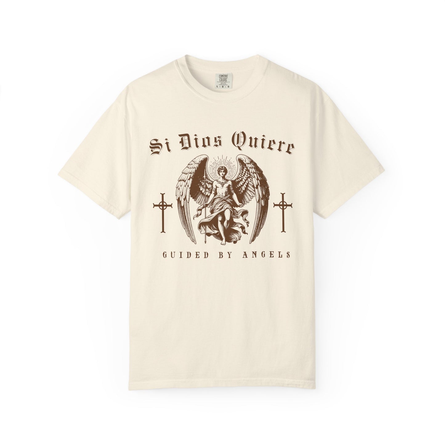 Si Dios Quiere Shirt |  Chicano Streetwear Tee | Latino Graphic Tee | Camisa Cristiana | Comfort Colors T Shirt