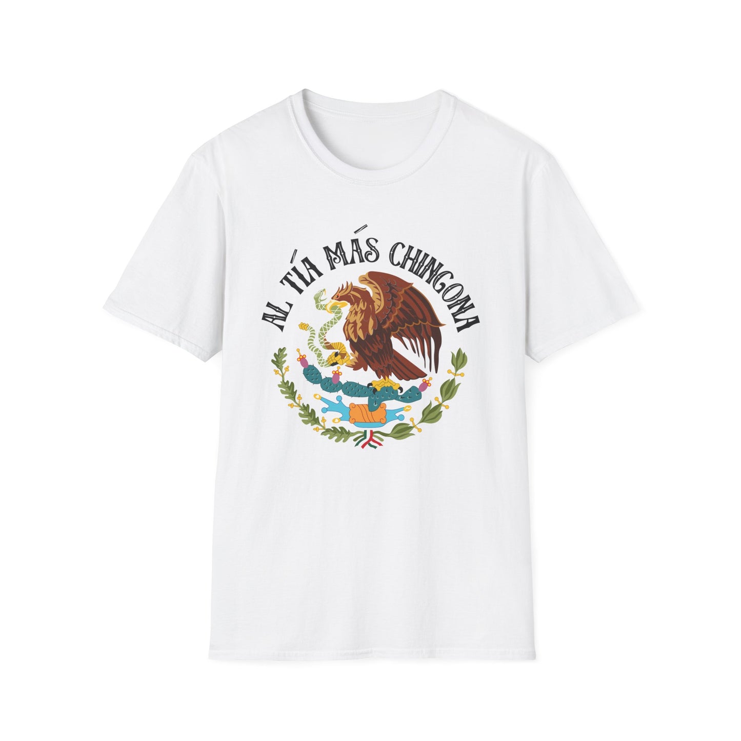 La Tia Mas Chingona | Mexican Shirt Unisex Softstyle T-Shirt | Tio Gifts , Camisa Para Hombre Latino