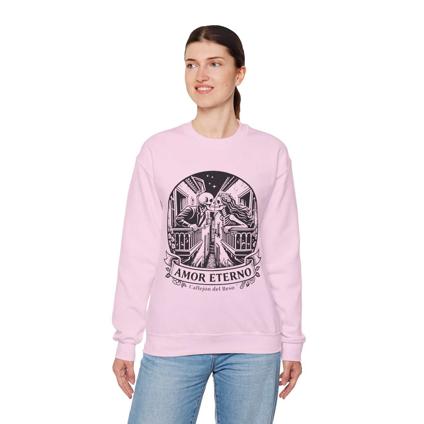 Amor Eterno Sweatshirt - Eternal Love Gift for Her, Spanish Love Quotes, Latino Couples Relationship Gift