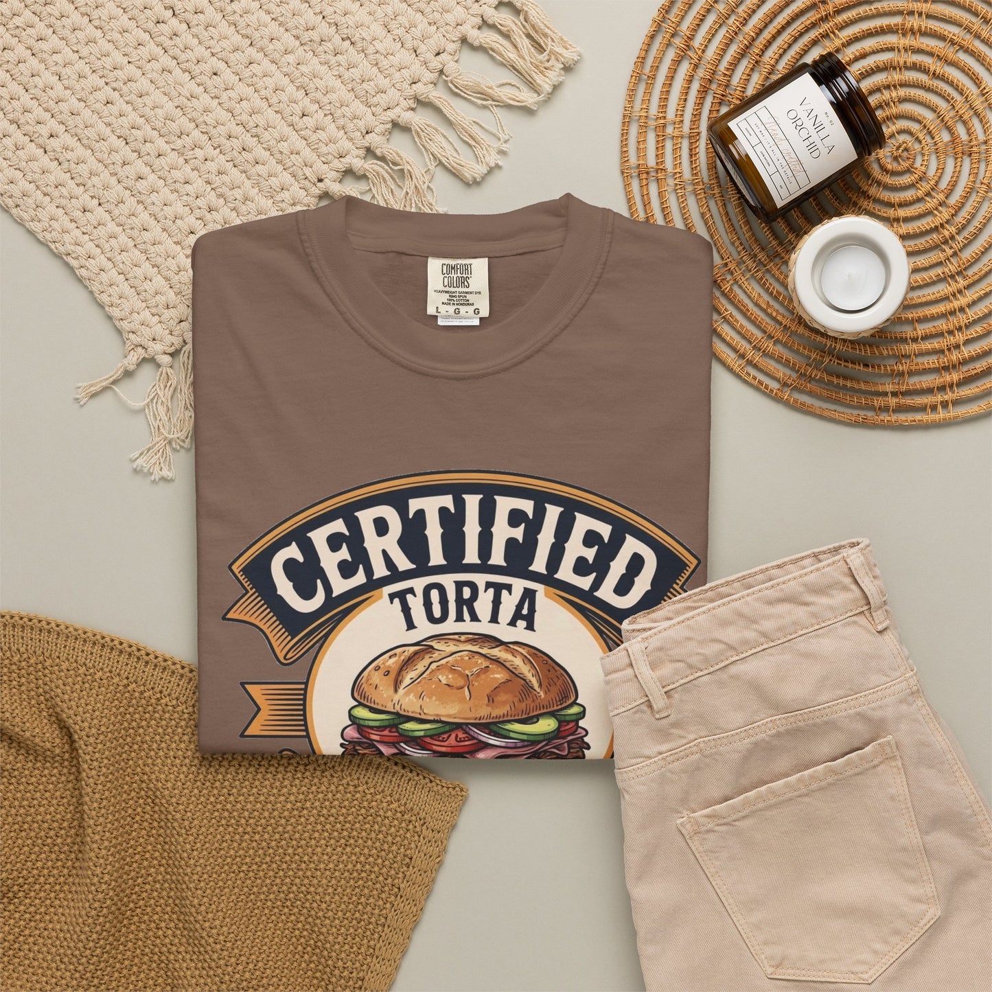 Certified Torta Pounder Shirt, Comfort Colors Bilingual UnisexTee, Funny Gift for Men