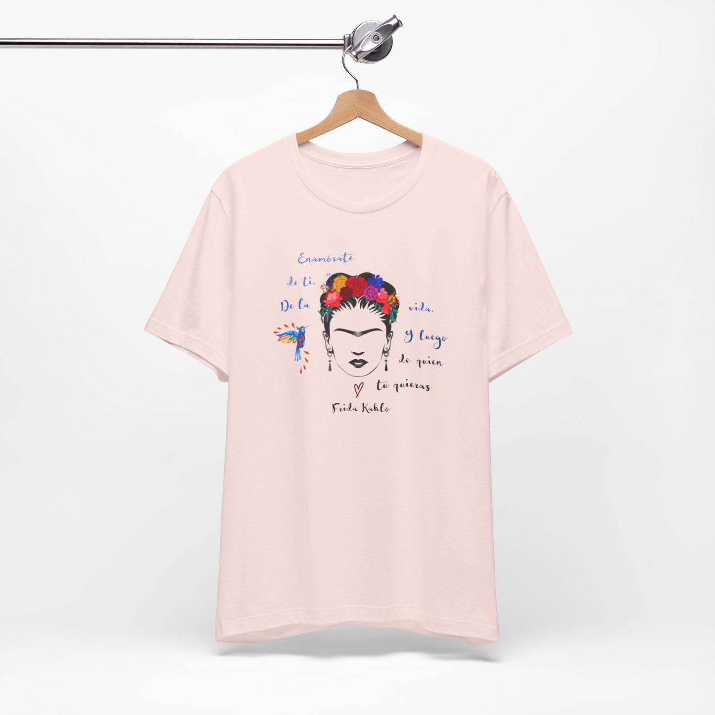 Enamorate De Ti Quote Frida Kahlo Shirt  gift for Her artist latina feminist tshirt