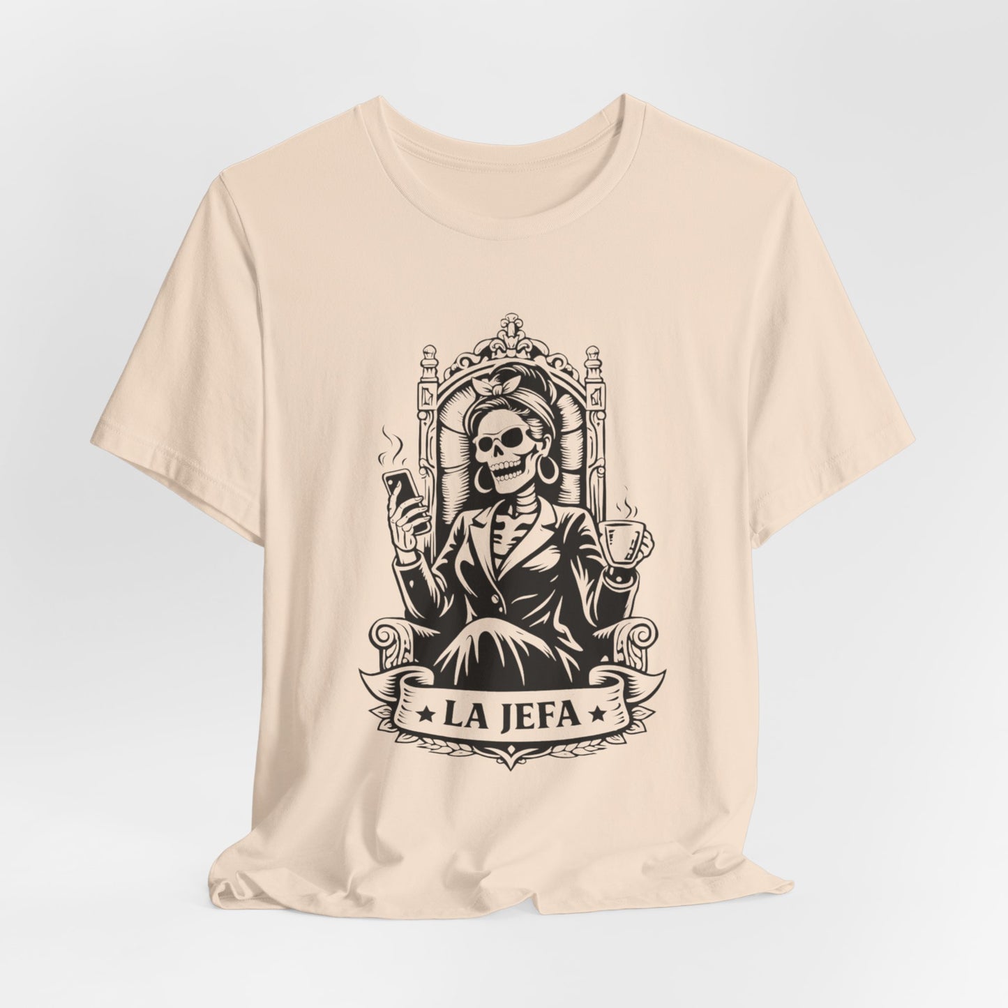 La Jefa T-Shirt - Latina Boss Lady Tee - Hispanic Empowerment Gift - Mujer Fuerte Shirt - Spanish Boss Gift