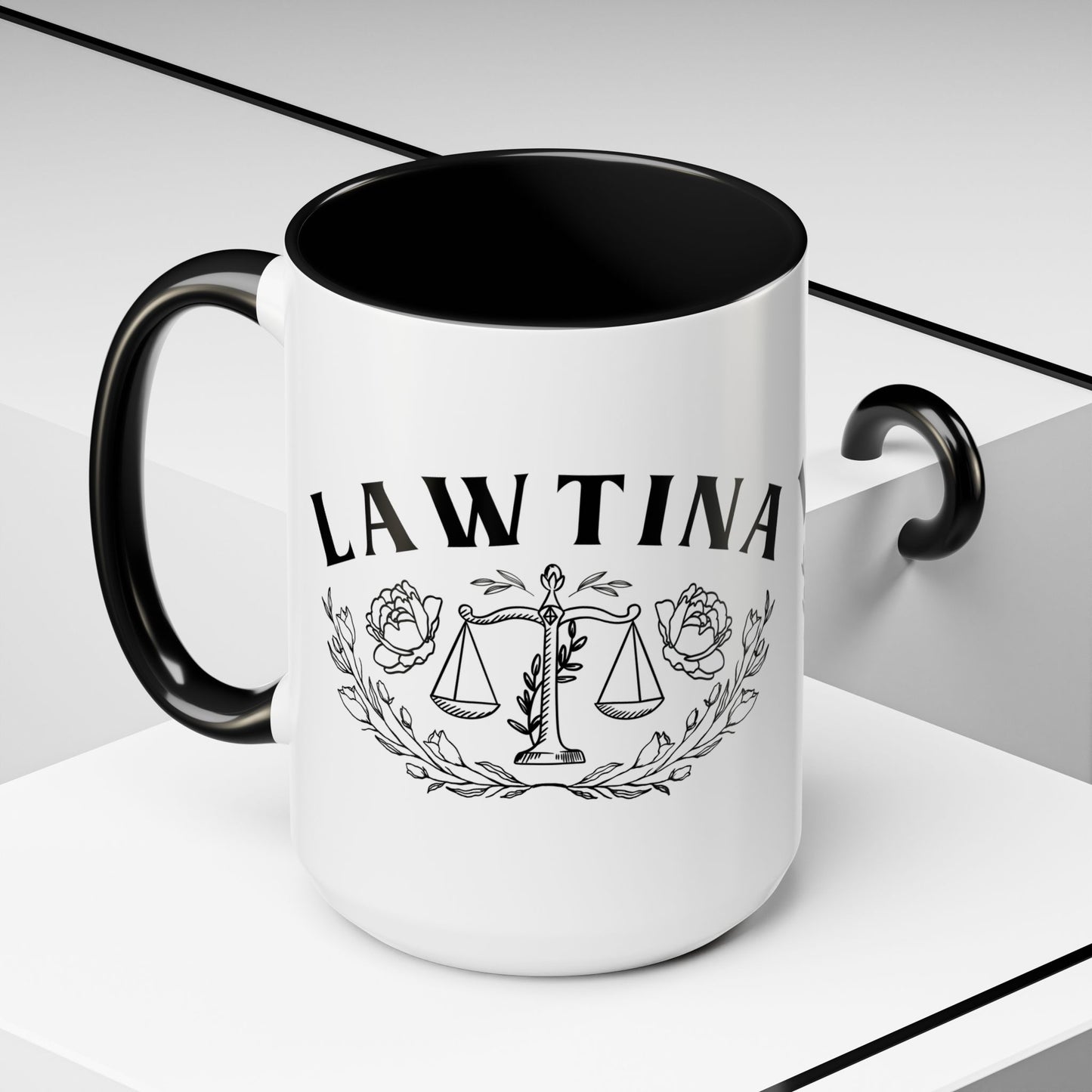 Lawtina Mug - Latina Lawyer Gift, Abogada Latina Coffee Cup, Law Student Gift, Mujer Power, Latino Heritage
