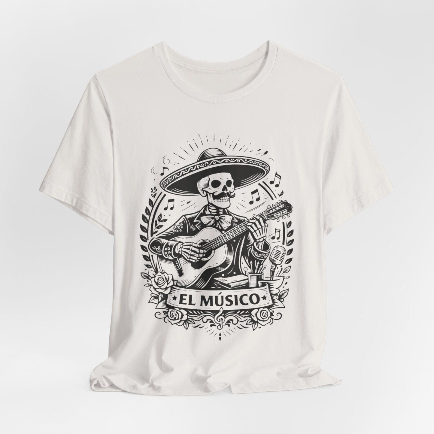 El Musico T-Shirt - Latino Musician Tee - Hispanic Pride Music Lover Gift - Cultura Latina Shirt - Musico Regalo
