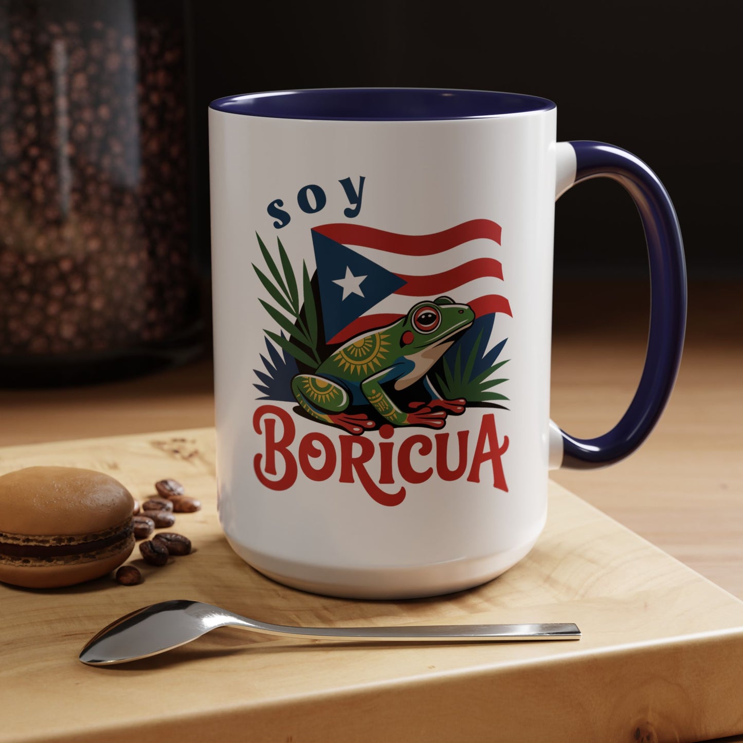 Boricua Mug - Puerto Rican Pride Coffee Cup - Boricua Gift - PR Flag Mug - Hispanic Pride - Boricua Vida - Wepa Coffee Cup