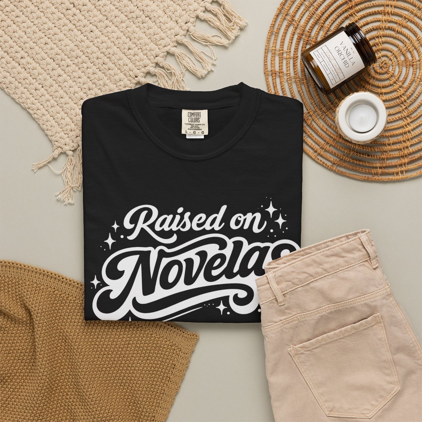 Raised on Novelas Shirt | Mexican Shirt, Boricua Shirt,  Latina Shirt, Comfort Colors Unisex Tee