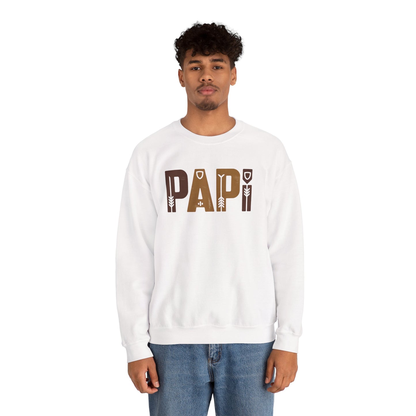 Hola Papi Sweatshirt - Funny Latino Dad Gift - Hispanic Family Humor - Spanish Papi Chulo Shirt