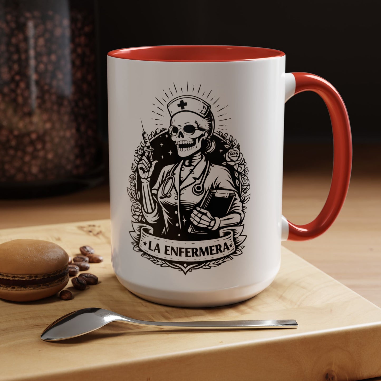 Enfermera Mug - Latino Heritage Nurse Gift | Taza Enfermera Professional Coffee Cup | Healthcare Worker Regalo