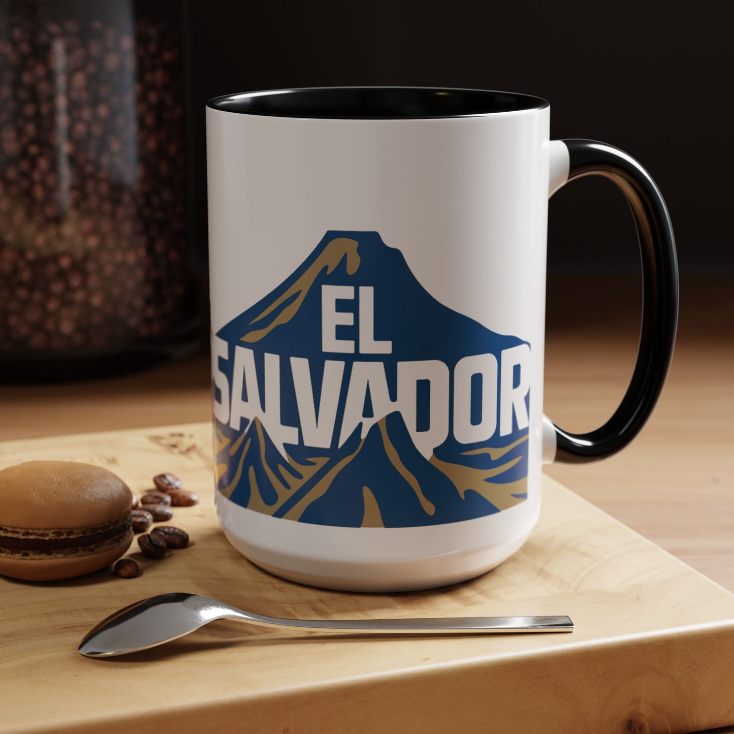 El Salvador Mug - Salvadoran Pride Coffee Cup - Pulgarcito Gift - Hispanic Latino Centroamerica - El Salvador Regalo Taza